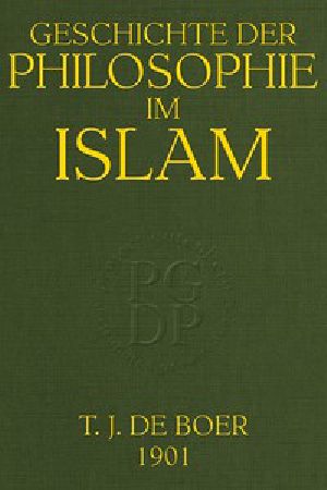 [Gutenberg 54679] • Geschichte der Philosophie im Islam